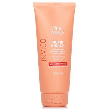 Wella Invigo Nutri Enrich Conditioner With Goji Berry Dry Or Stressed Hair 200ml