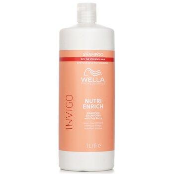 Wella Invigo Nutri Enrich Shampoo With Goji Berry Dry Or Stressed Hair 300ml