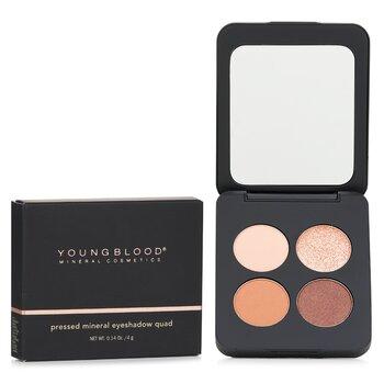 Youngblood Mineral Cosmetics Pressed Mineral Eyeshadow Quad Sweet Talk 4g