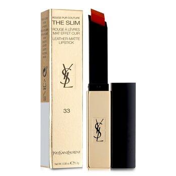 Yves Saint Laurent Rouge Pur Couture The Slim Leather Matte Lipstick 33 Orange Desire