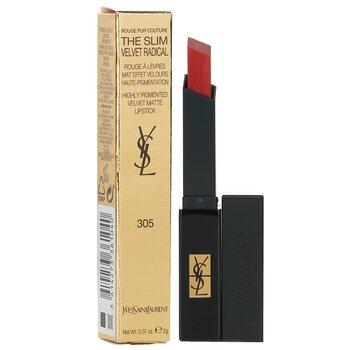 Yves Saint Laurent Rouge Pur Couture The Slim Velvet Radical Matte Lipstick 309 Fatal Carmin