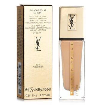 Yves Saint Laurent Touche Eclat Le Teint Long Wear Glow Foundation SPF 22 BD25 Warm Beige