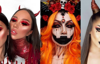 See 29 Mind-Blowing Halloween Makeup Transformations  Halloween costumes  makeup, Devil makeup, Halloween makeup scary