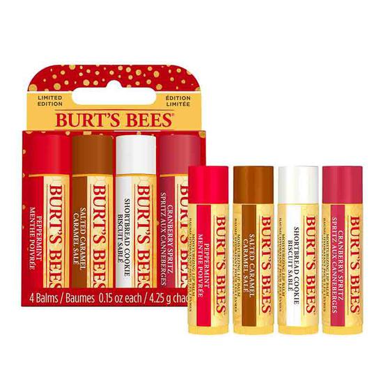 Burt's Bees Festive Lip Balm Gift Set | Cosmetify