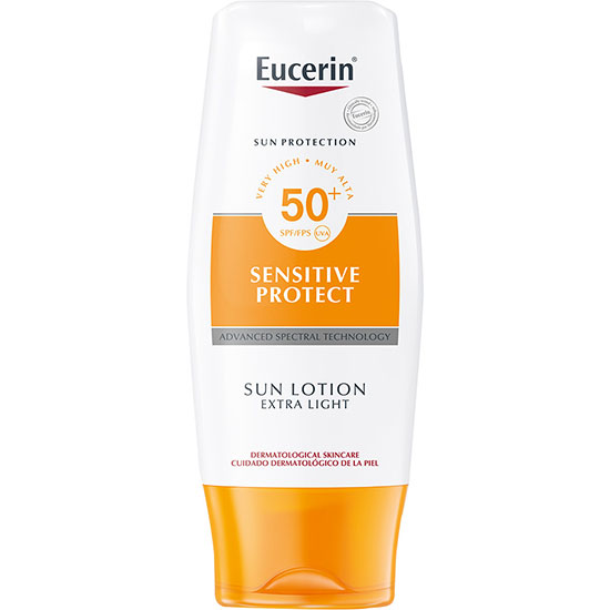 Heup publiek Uit Eucerin Sunscreen Sun Lotion Extra Light SPF 50+150ml | Cosmetify