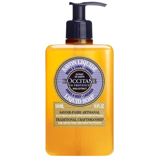 L'Occitane Shea Lavender Hands & Body Liquid Soap 17 oz