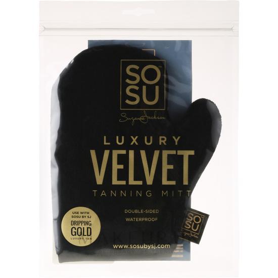 Sosu By Sj Dripping Gold Luxury Velvet Tanning Mitt Sales